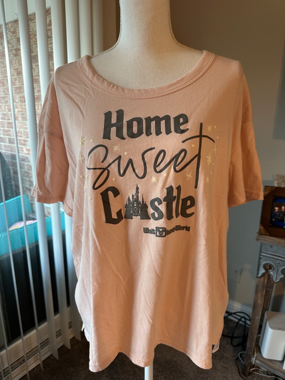 Disney Pink "Home Sweet Castle" Short Sleeve Tee